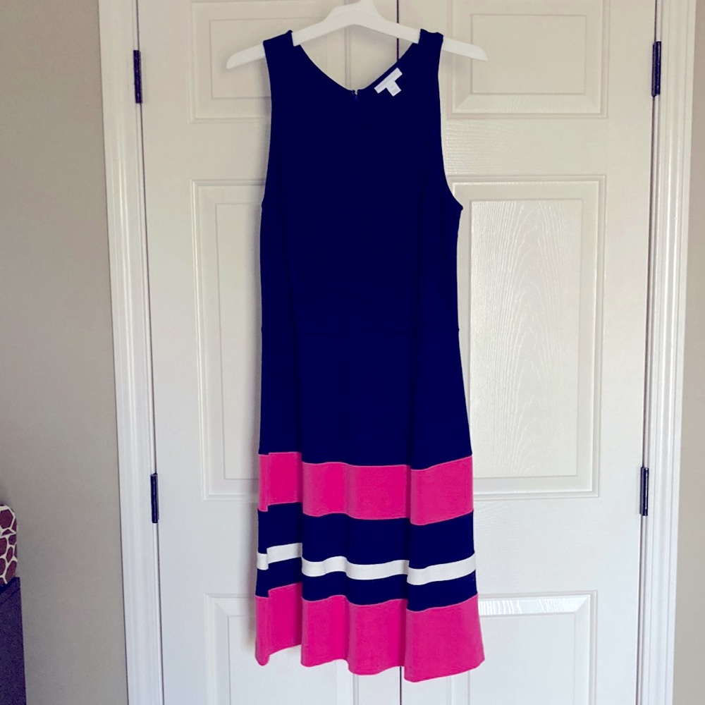 Charter club navy a-line dress. Never worn.